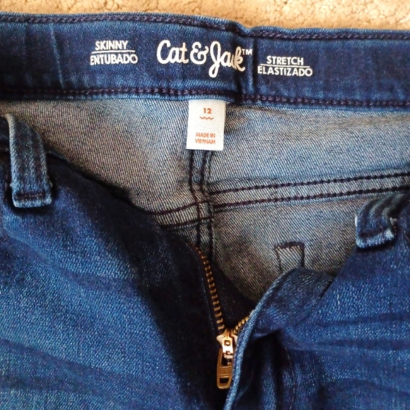 Boy's Cat & Jack Stretch Skinny Fit Jeans - Picture 5 of 6